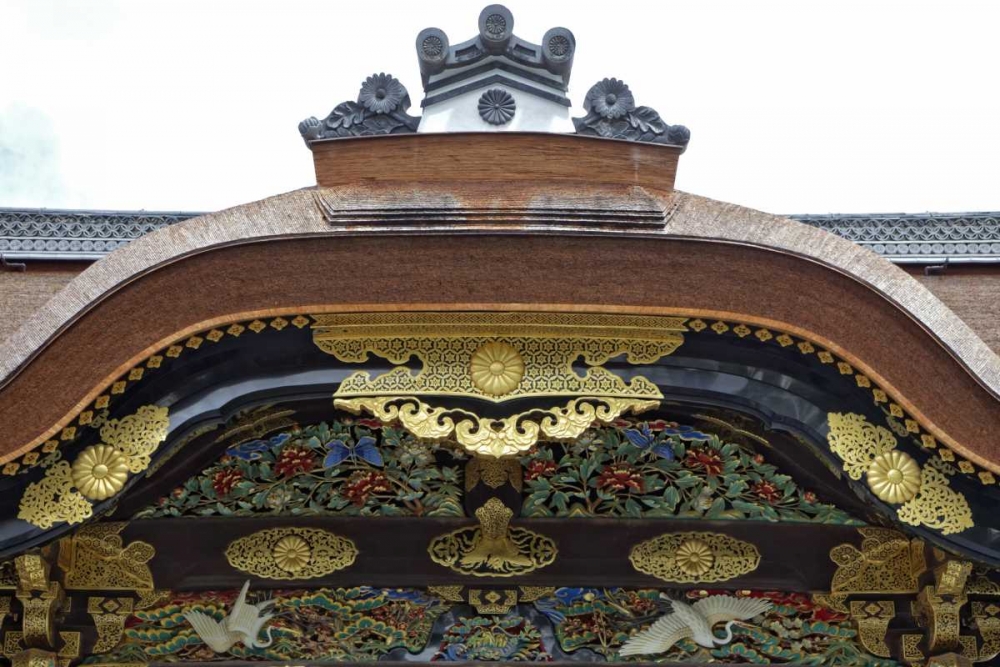Wall Art Painting id:127479, Name: Japan, Kyoto Karamon Gate in Nijo Castle, Artist: Flaherty, Dennis