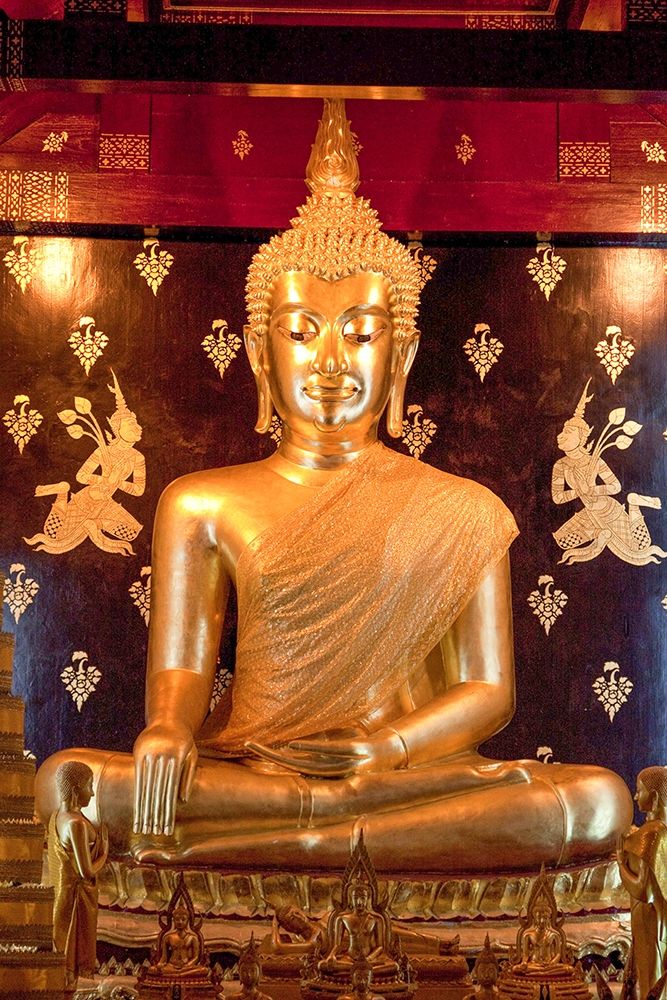 Wall Art Painting id:399288, Name: Thailand Golden Buddha, Artist: Haseltine, Tom