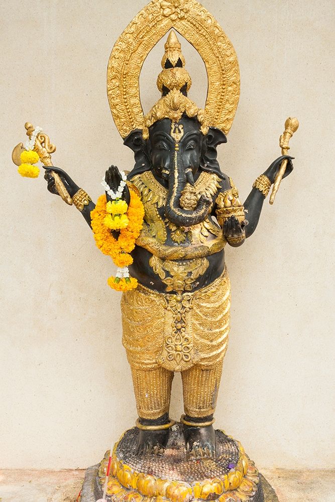 Wall Art Painting id:399291, Name: Thailand-Bangkok-Chinatown Statue of the elephant god-Ganesha, Artist: Haseltine, Tom