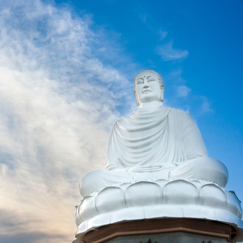 Wall Art Painting id:517708, Name: Nha Trang-South Central Vietnam-White Buddha statue, Artist: Haseltine, Tom