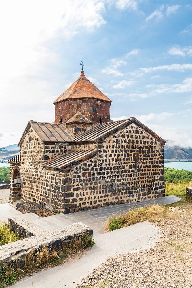 Wall Art Painting id:399408, Name: Armenia-Sevan The church of Surp Astvatsatsin at the Sevanavank Monastery complex on Lake Sevan, Artist: Wilson, Emily