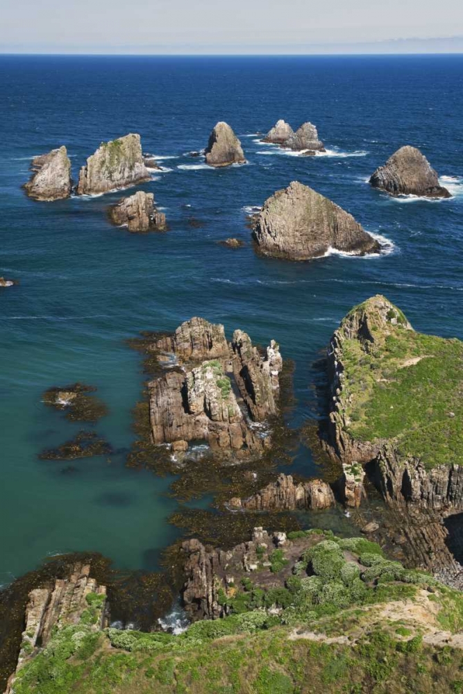 Wall Art Painting id:128042, Name: New Zealand, South Is Seascape from Nugget Point, Artist: Flaherty, Dennis