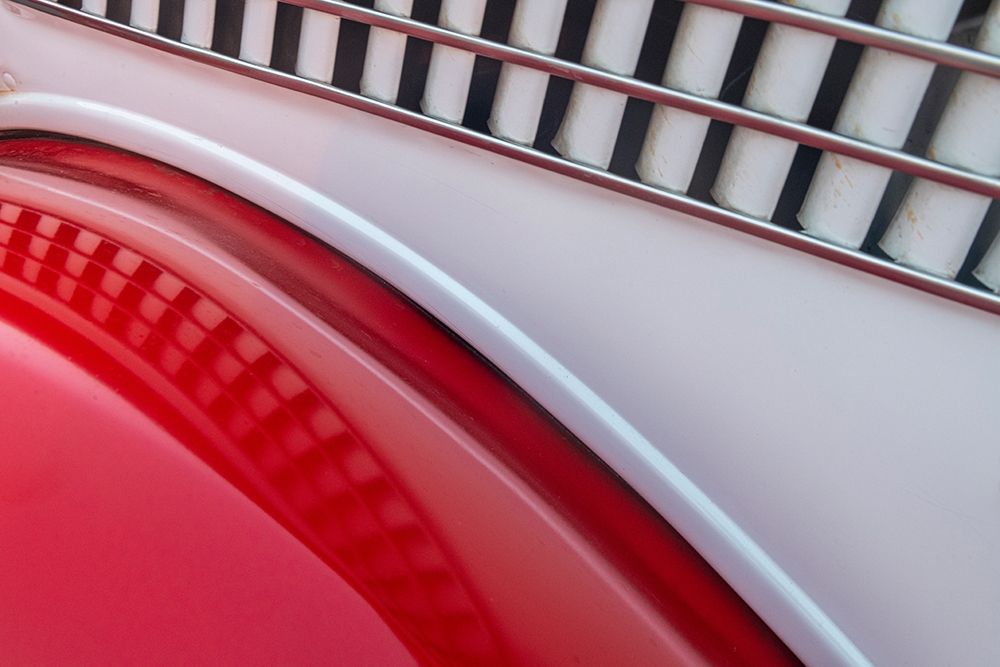 Wall Art Painting id:399460, Name: Detail of red classic American Ford in Habana-Havana-Cuba, Artist: Miglavs, Janis