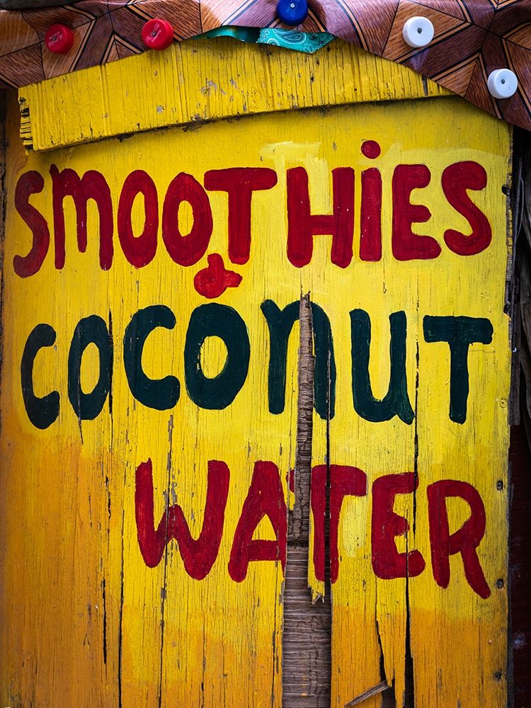 Wall Art Painting id:399506, Name: Caribbean-Grenada-Island of Carriacou Vendor sign close-up, Artist: Jaynes Gallery