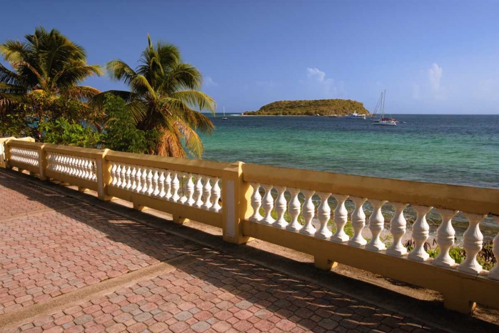 Wall Art Painting id:127999, Name: Puerto Rico, Esperanza Vieques Island and boats, Artist: Flaherty, Dennis