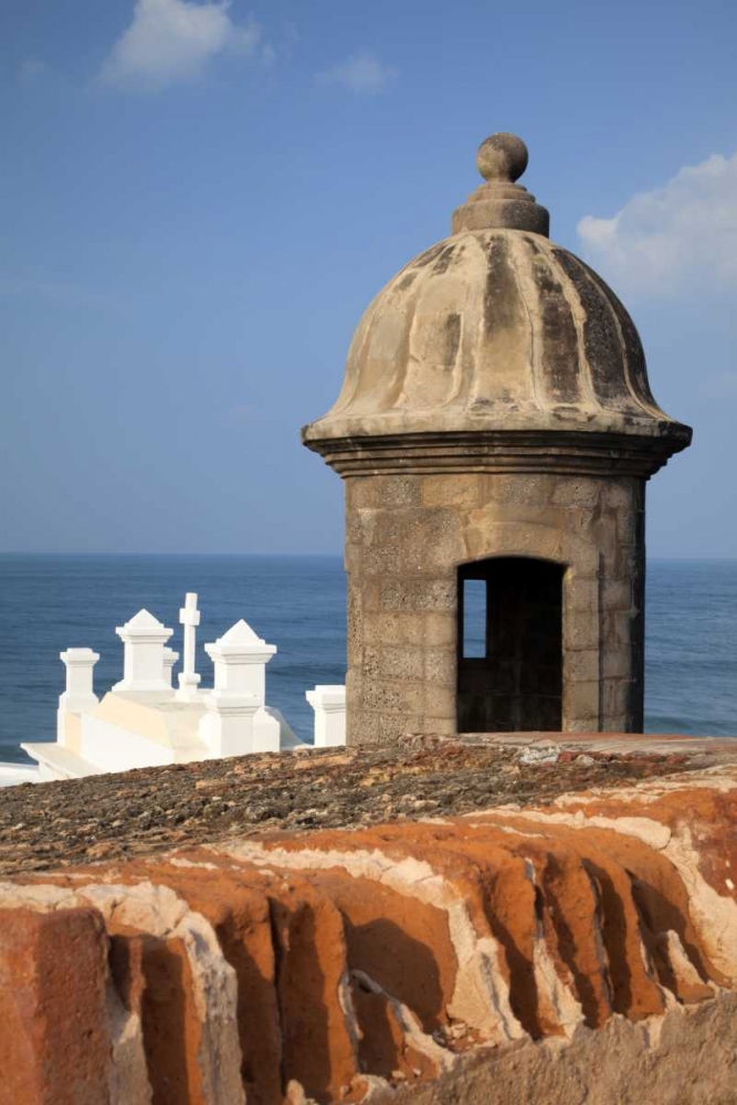 Wall Art Painting id:127686, Name: Puerto Rico, Old San Juan Fort San Cristobal, Artist: Flaherty, Dennis