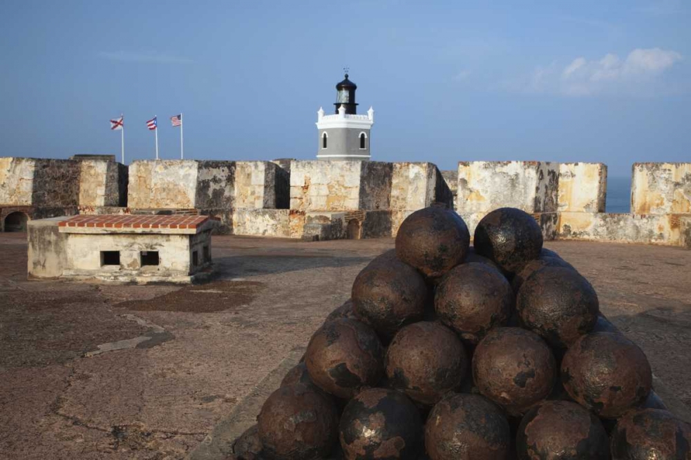 Wall Art Painting id:127502, Name: Puerto Rico, San Juan Fort San Cristobal, Artist: Flaherty, Dennis