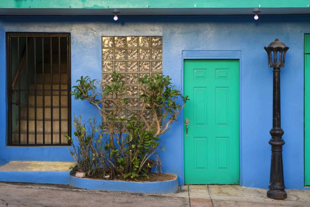 Wall Art Painting id:127989, Name: Puerto Rico Building exterior in Isabel Segunda, Artist: Flaherty, Dennis