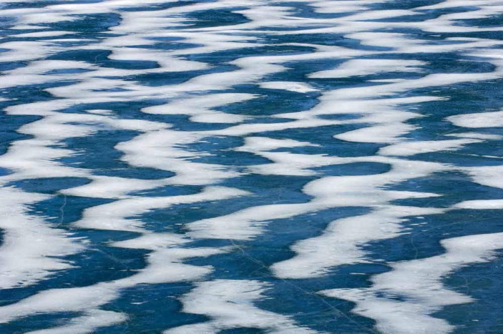 Wall Art Painting id:128644, Name: Canada, Alberta Wind pattern of ice and snow, Artist: Grandmaison, Mike