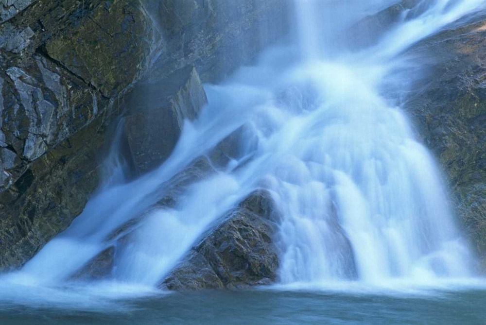 Wall Art Painting id:128738, Name: Canada, Alberta, Waterton Lakes NP Cameron Falls, Artist: Grandmaison, Mike