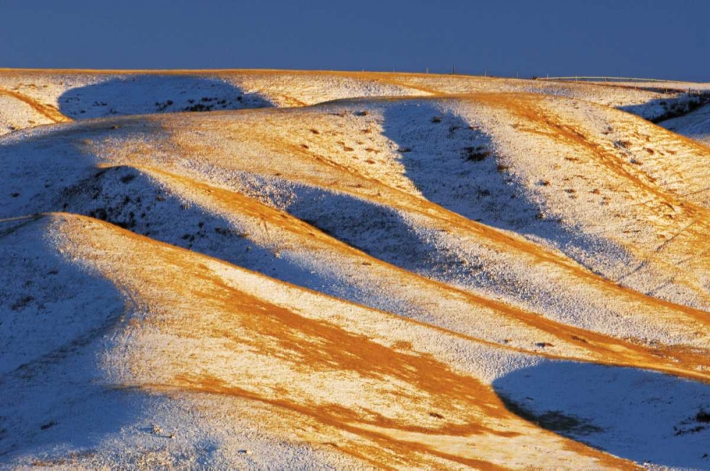 Wall Art Painting id:128619, Name: Canada, Alberta, Snow-covered hills at sunset, Artist: Grandmaison, Mike