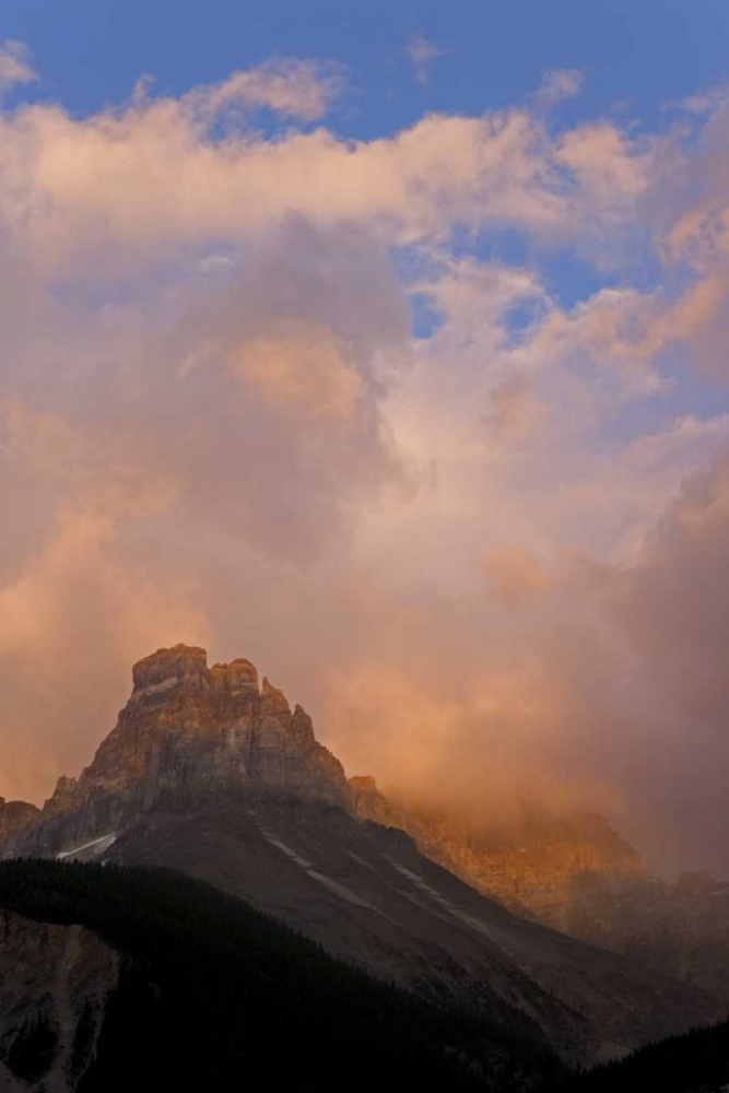 Wall Art Painting id:133220, Name: Canada, BC, Yoho NP Sunset over Mt Cathedral, Artist: Paulson, Don