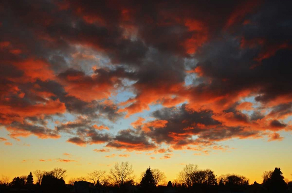 Wall Art Painting id:128574, Name: Canada, Manitoba, Winnipeg Clouds at sunset, Artist: Grandmaison, Mike