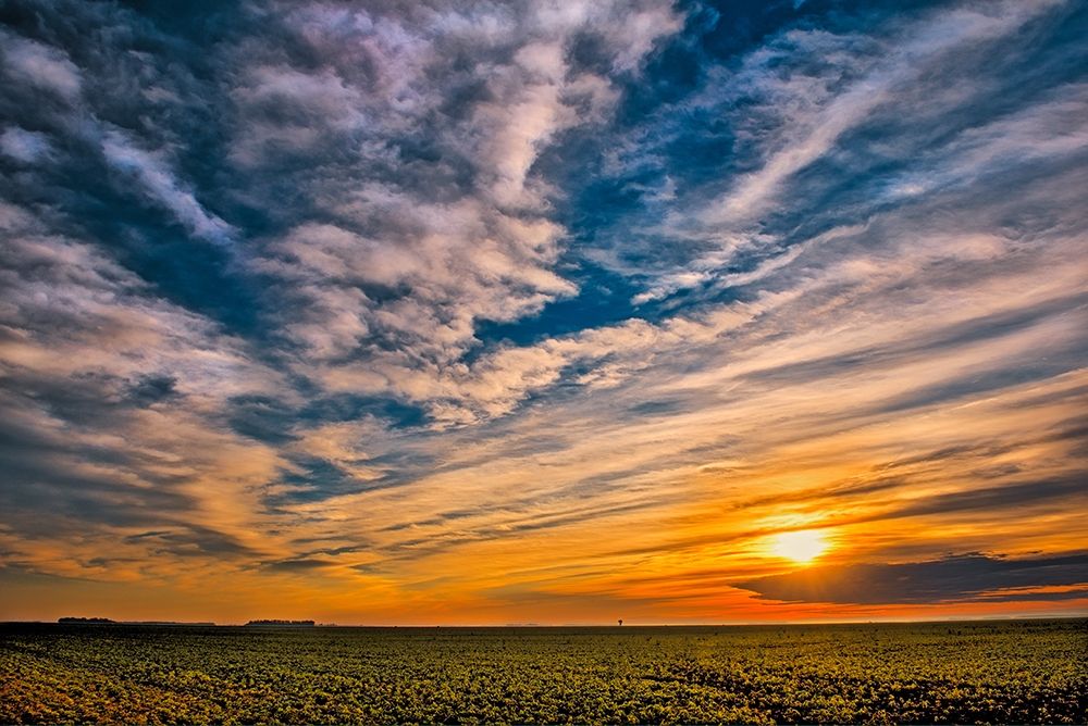 Wall Art Painting id:399873, Name: Canada-Manitoba-Dugald Clouds at sunset on prairie, Artist: Jaynes Gallery