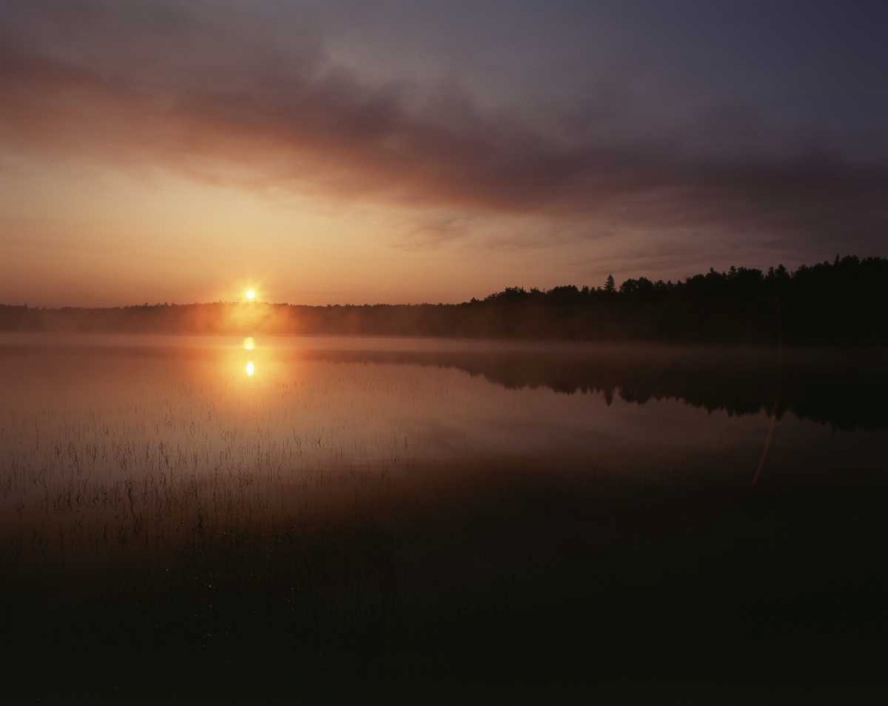 Wall Art Painting id:128703, Name: Canada, Ontario, Sudbury, Tilton Lake at sunrise, Artist: Grandmaison, Mike