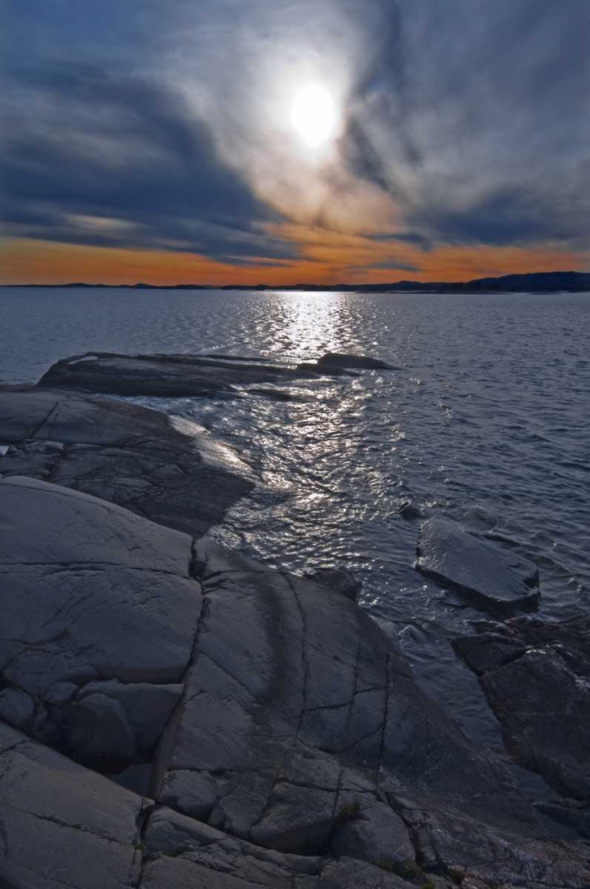 Wall Art Painting id:128594, Name: Canada, Ontario Storm front on Georgian Bay, Artist: Grandmaison, Mike