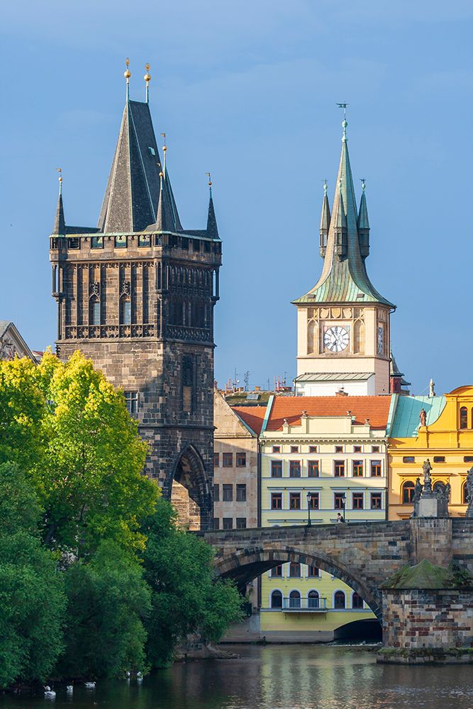 Wall Art Painting id:517872, Name: Prague-Czech Republic-Charles bridge and bridge tower, Artist: Haseltine, Tom