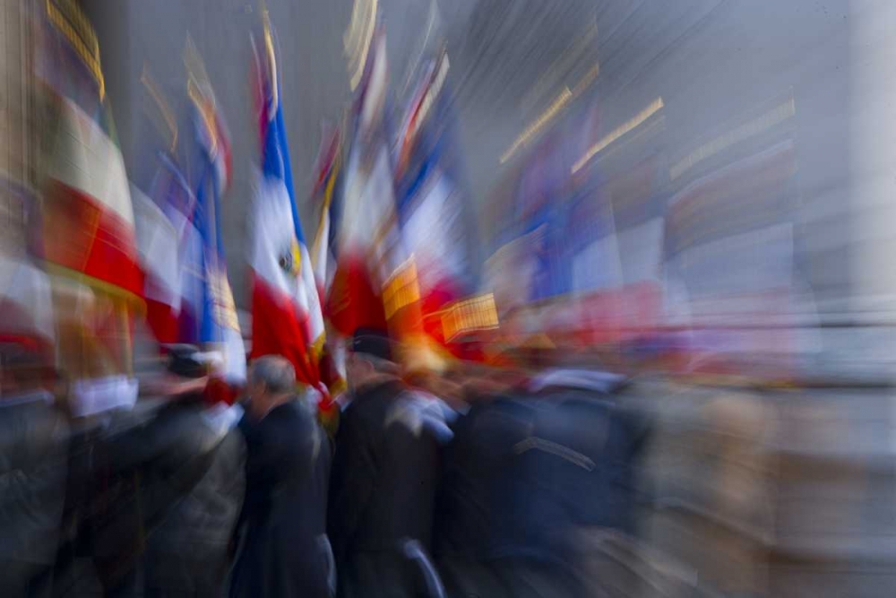 Wall Art Painting id:136735, Name: France, Paris Ceremony at the Arc de Triomphe, Artist: Zuckerman, Jim