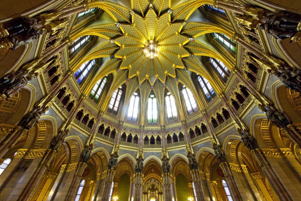 Wall Art Painting id:136749, Name: Hungary, Budapest Parliament Building interior, Artist: Zuckerman, Jim