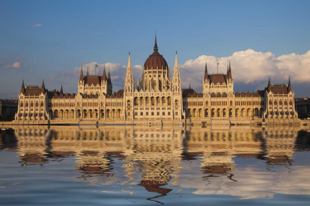 Wall Art Painting id:136609, Name: Hungary, Budapest Parliament Building, Artist: Zuckerman, Jim