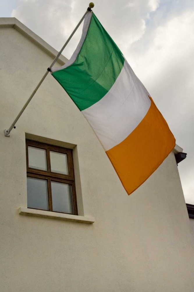 Wall Art Painting id:129900, Name: Ireland, Dooagh The flag of Ireland, Artist: Kaveney, Wendy