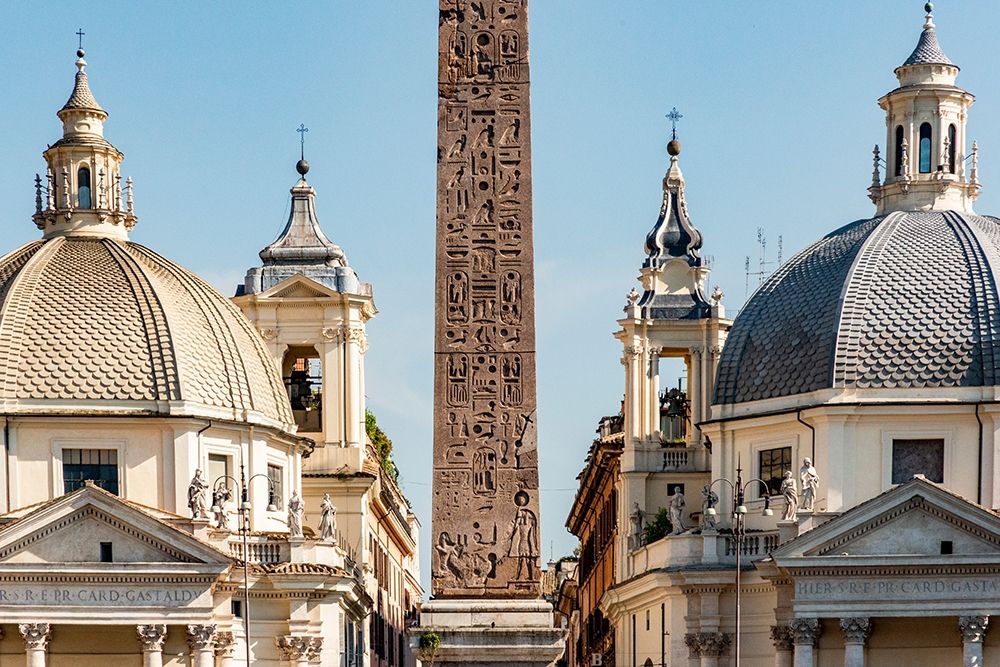 Wall Art Painting id:402874, Name: Italy-Rome Piazza del Popolo with Flaminio obelisk, Artist: Jones, Alison