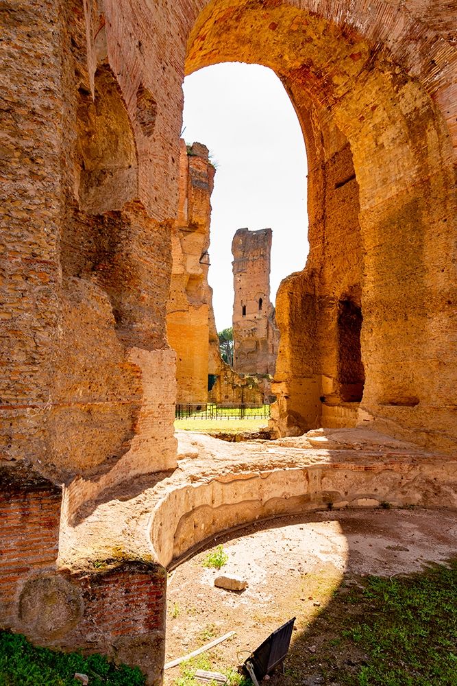 Wall Art Painting id:402882, Name: Italy-Rome Baths of Caracalla-where water supplied by new branch of Aqua Marcia , Artist: Jones, Alison