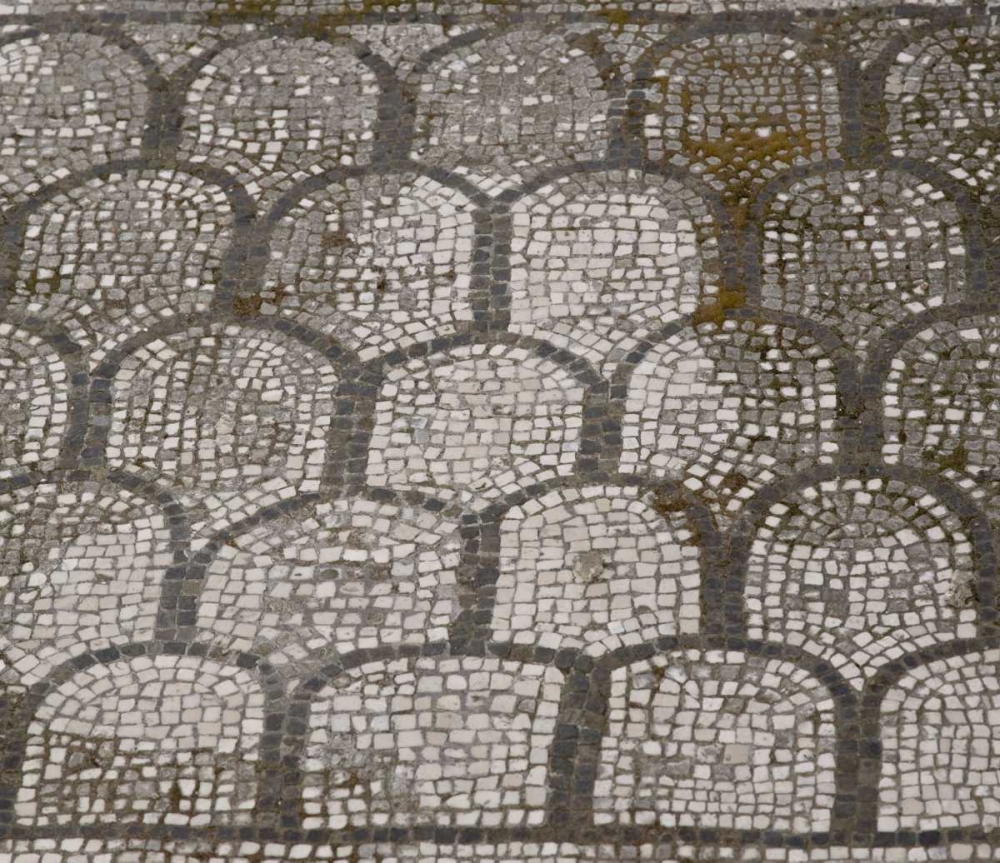 Wall Art Painting id:130358, Name: Italy, Campania, Pompeii Mosaic floor patterns, Artist: Kaveney, Wendy