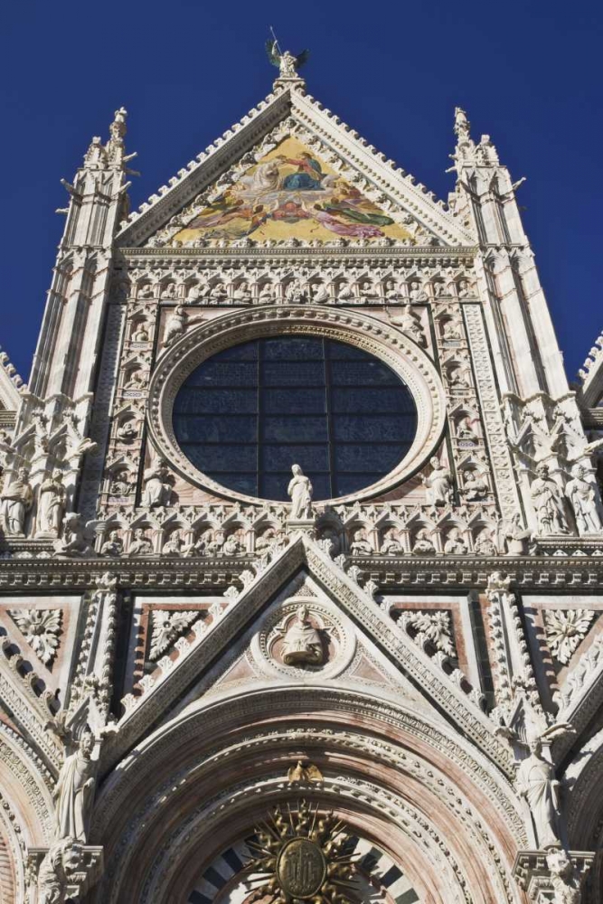 Wall Art Painting id:127667, Name: Italy, Tuscany Facade of the Duomo cathedral, Artist: Flaherty, Dennis