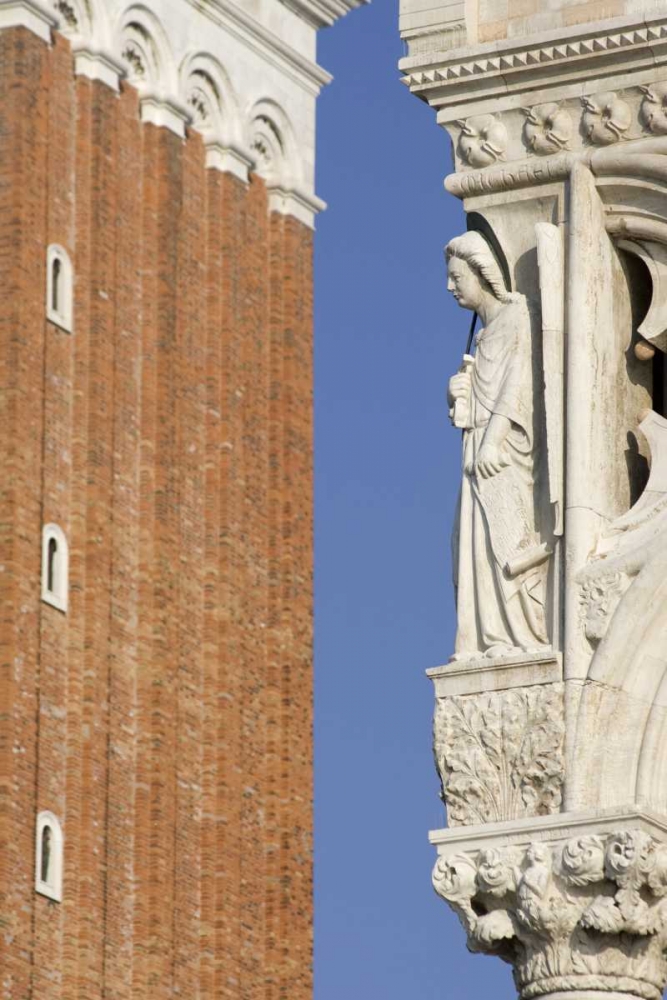 Wall Art Painting id:130178, Name: Italy, Venice A statue on the Doges Palace, Artist: Kaveney, Wendy