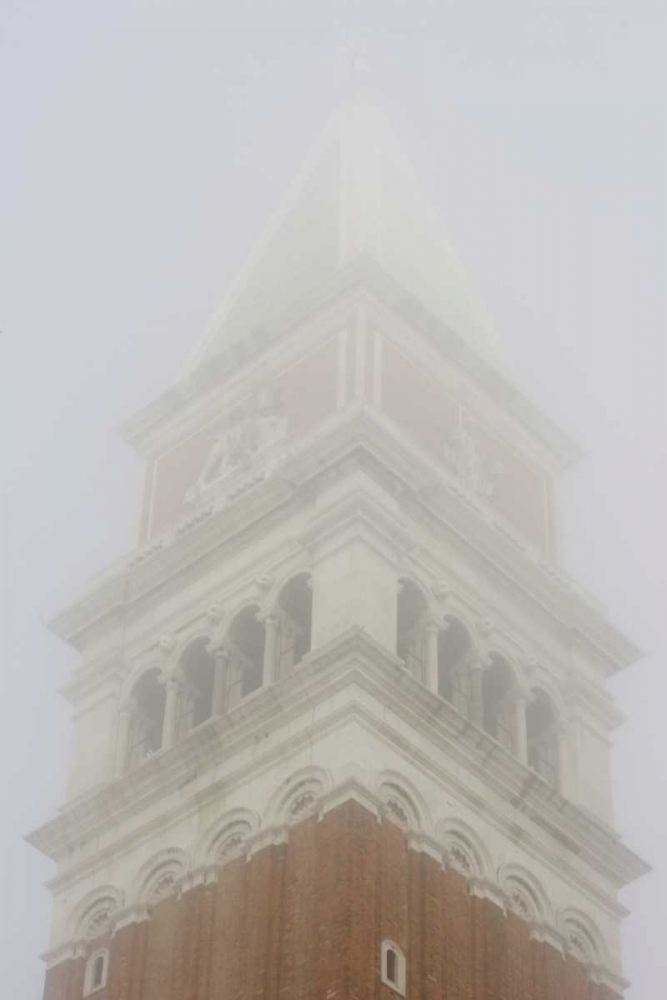 Wall Art Painting id:130205, Name: Italy, Venice Campanile in early morning fog, Artist: Kaveney, Wendy