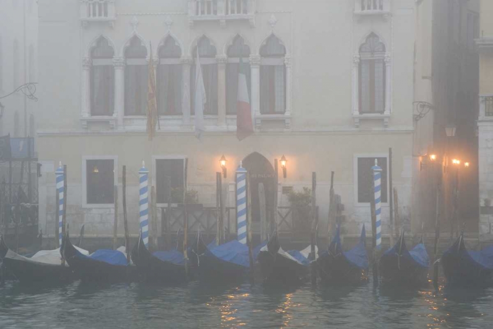 Wall Art Painting id:130044, Name: Italy, Venice Gondolas on the Grand Canal, Artist: Kaveney, Wendy