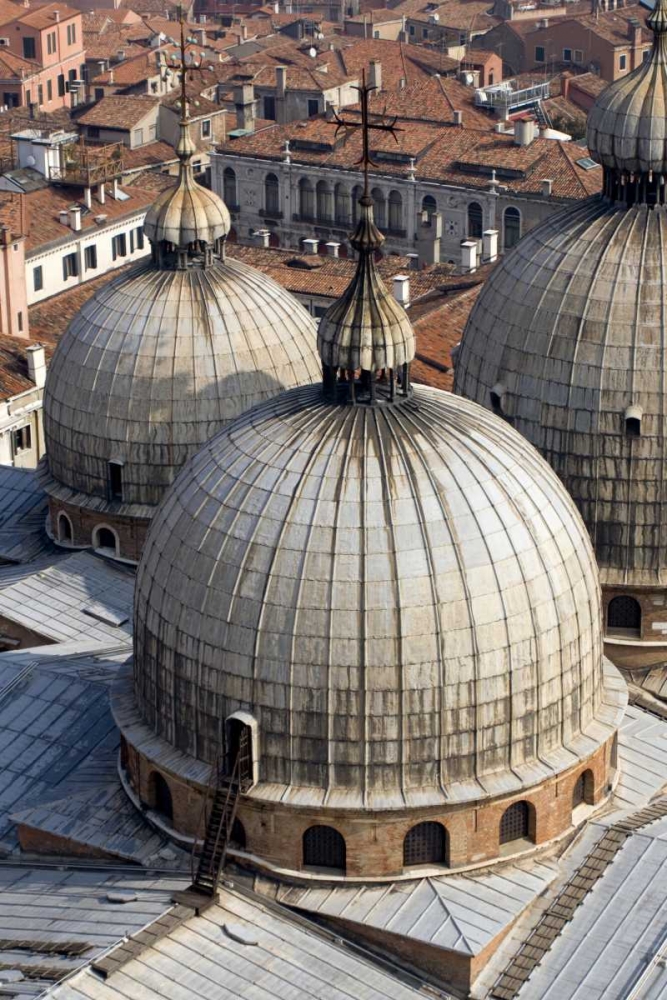 Wall Art Painting id:130109, Name: Italy, Venice Domes of St Marks Basilica, Artist: Kaveney, Wendy