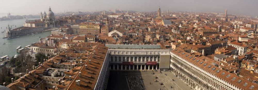 Wall Art Painting id:130432, Name: Italy, Venice Looking down on San Marco Square, Artist: Kaveney, Wendy