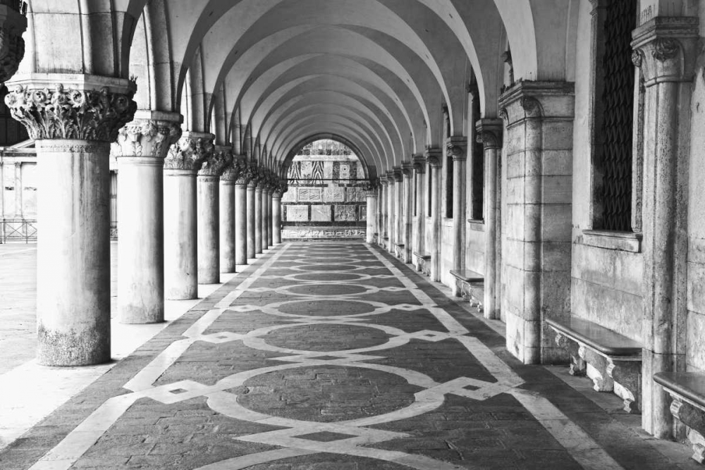 Wall Art Painting id:127426, Name: Italy, Venice Columns at Doges Palace, Artist: Flaherty, Dennis