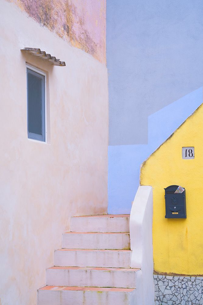 Wall Art Painting id:517993, Name: Europe-Italy-Procida-Exterior of house and stairway, Artist: Jaynes Gallery