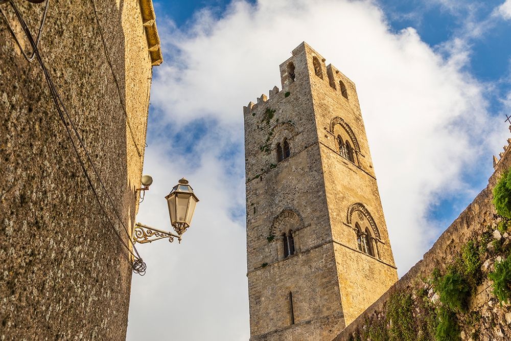 Wall Art Painting id:402935, Name: Trapani Province-Erice The Torre campanaria del Duomo dellAssunta at the Chiesa Madre, Artist: Wilson, Emily