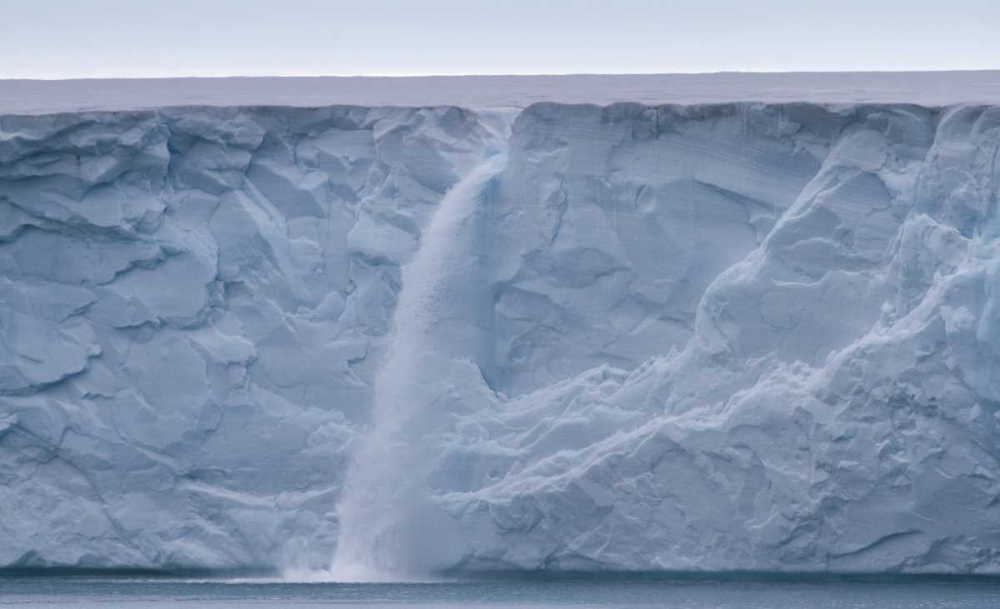 Wall Art Painting id:136509, Name: Norway, Svalbard Waterfall on Austfonna Glacier, Artist: Young, Bill