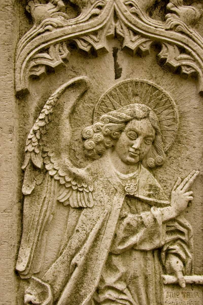 Wall Art Painting id:133517, Name: Poland, Gdansk Bas relief of religious icon, Artist: Ross, Nancy ,  Steve