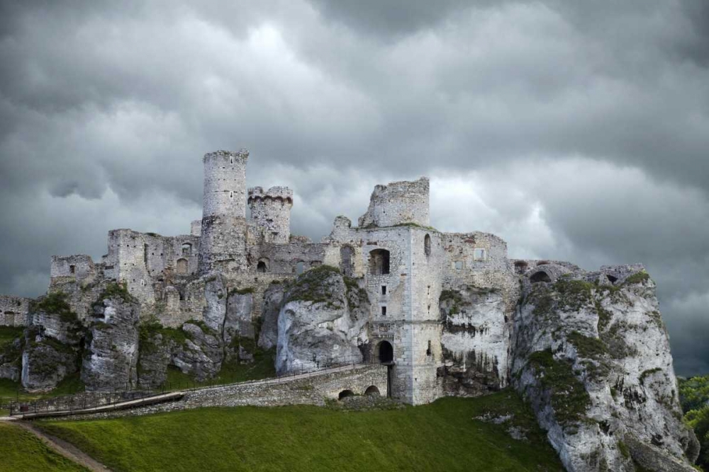 Wall Art Painting id:136626, Name: Poland Composite of Ogrodzieniec Castle, Artist: Zuckerman, Jim