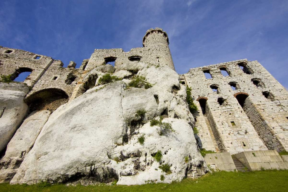 Wall Art Painting id:136619, Name: Poland Close-up of Ogrodzieniec Castle, Artist: Zuckerman, Jim