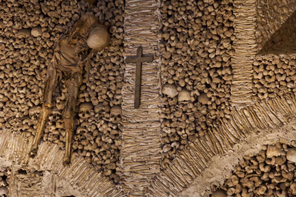 Wall Art Painting id:136732, Name: Portugal, Evora Bones in San Francisco Church, Artist: Zuckerman, Jim