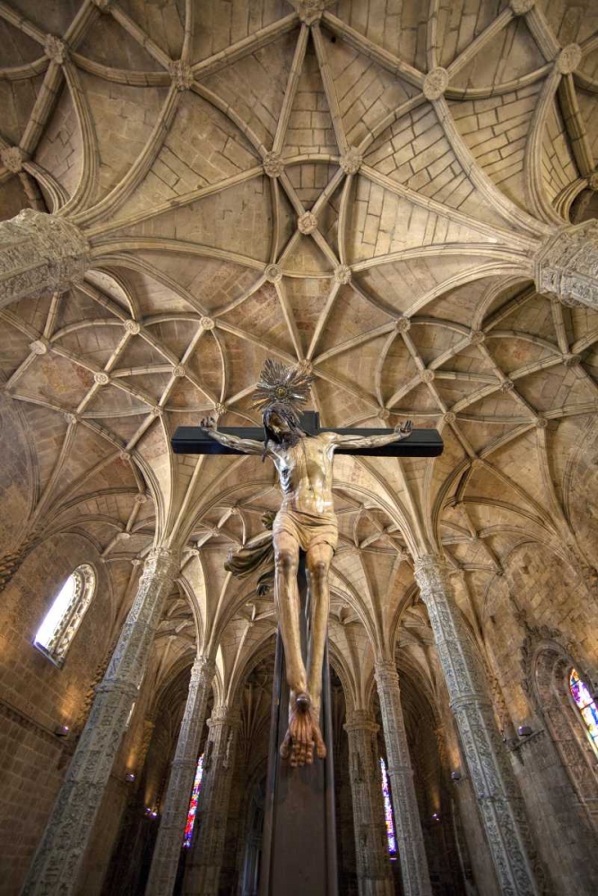 Wall Art Painting id:136788, Name: Portugal, Lisbon Jeronimos Monastery= interior, Artist: Zuckerman, Jim