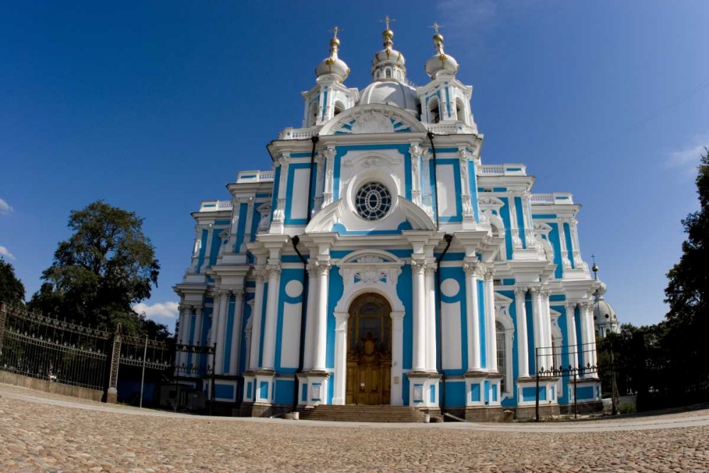 Wall Art Painting id:133499, Name: Russia, St Petersburg Smolny Cathedral, Artist: Ross, Nancy ,  Steve