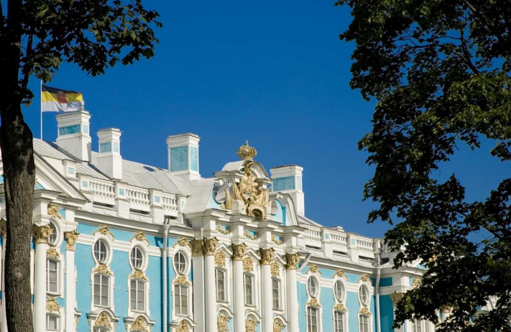 Wall Art Painting id:133521, Name: Russia, Pushkin Portion of Catherine Palace, Artist: Ross, Nancy ,  Steve