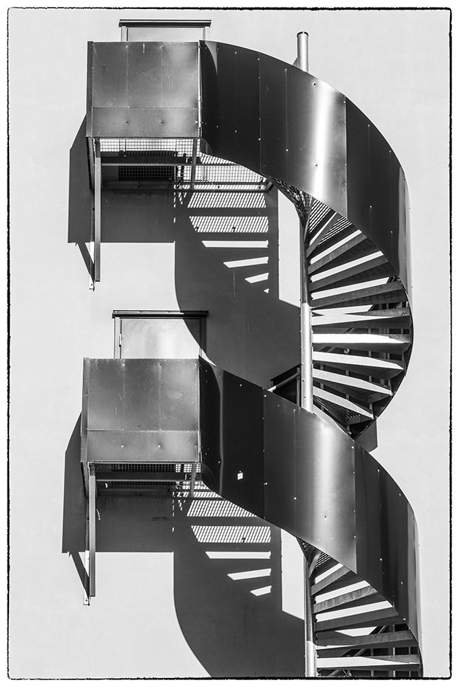 Wall Art Painting id:518358, Name: Sweden-Norrkoping-early Swedish industrial town-circular staircase, Artist: Bibikow, Walter