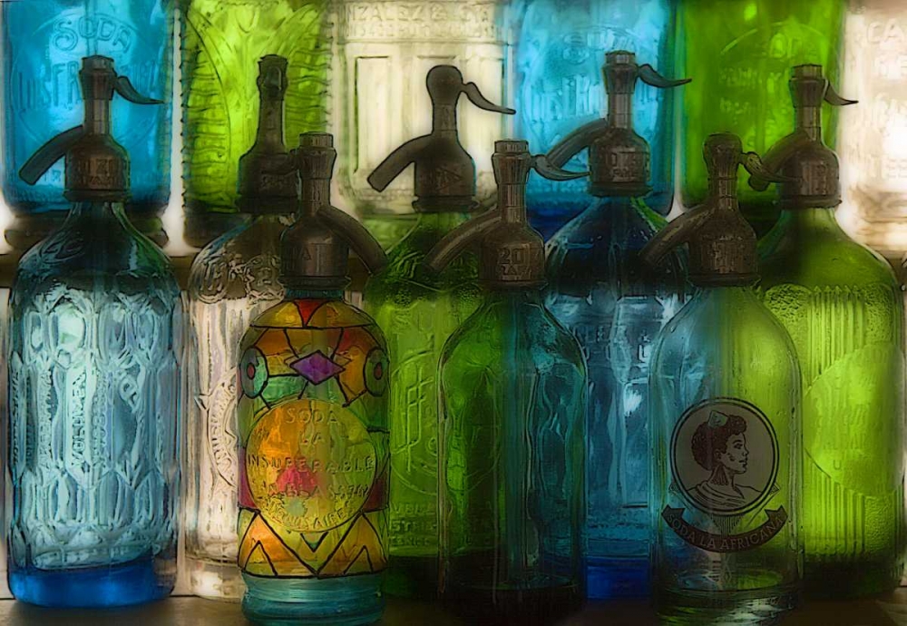 Wall Art Painting id:130114, Name: Argentina, Buenos Aires Glass soda bottles, Artist: Kaveney, Wendy