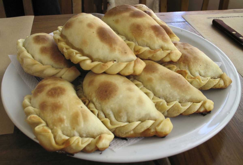 Wall Art Painting id:129874, Name: Argentina Plate of empanadas, Artist: Kaveney, Wendy