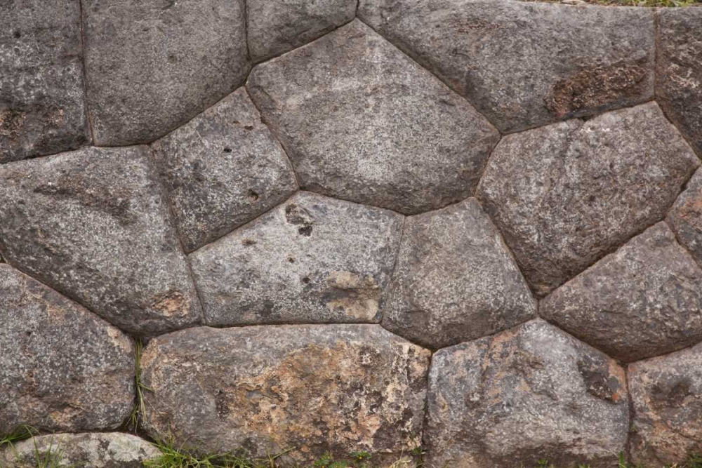 Wall Art Painting id:130578, Name: Peru, Cuzco Inca wall at Fort Sacsayhuaman ruins, Artist: Kaveney, Wendy