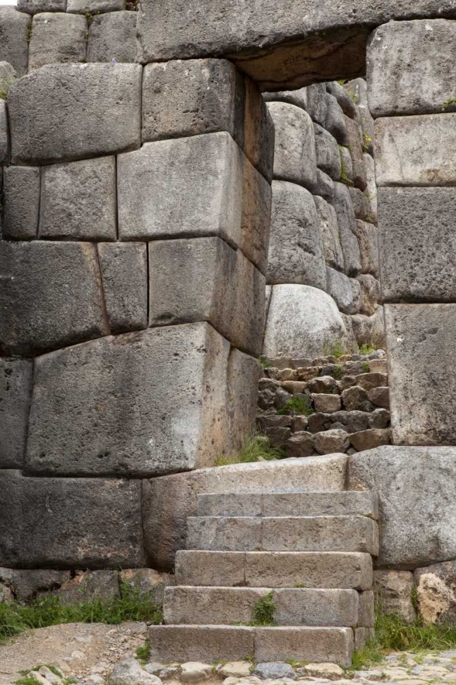 Wall Art Painting id:130004, Name: Peru, Cuzco Inca Fort Sacsayhuaman ruins, Artist: Kaveney, Wendy